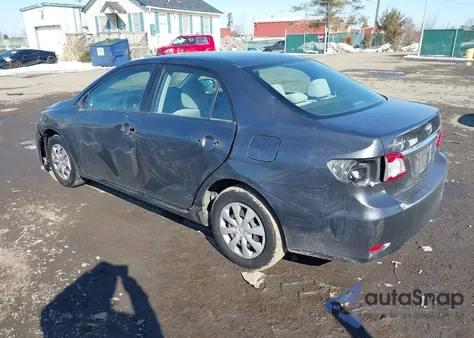 2011 Toyota Corolla Le z USA, uszkodzony, nr VIN JTDBU4EE6B9129917